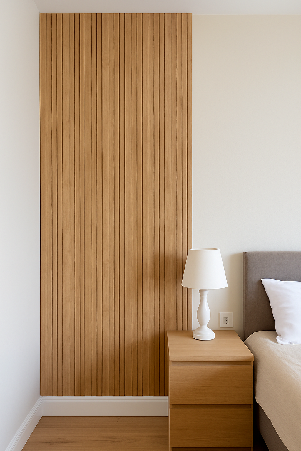 Tasseau Mural en PVC – Bois Vieilli Structuré