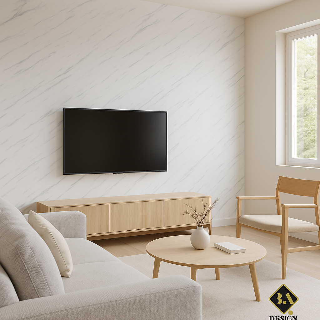 Plaque PVC marbre "Iceberg grey"