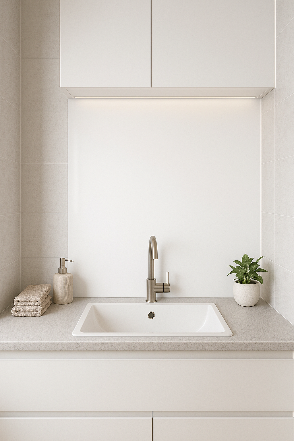 Plaque PVC marbre "Solid white"