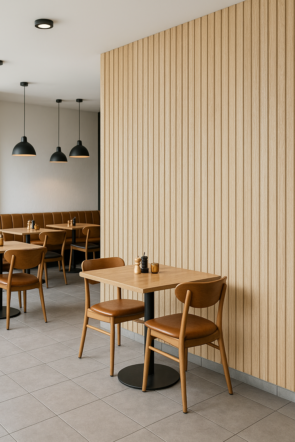 Tasseau Mural Décoratif en PVC – Effet Bois Clair