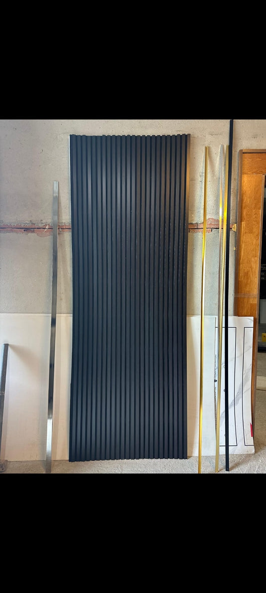 Panneau Acoustique "chêne fumé noir "